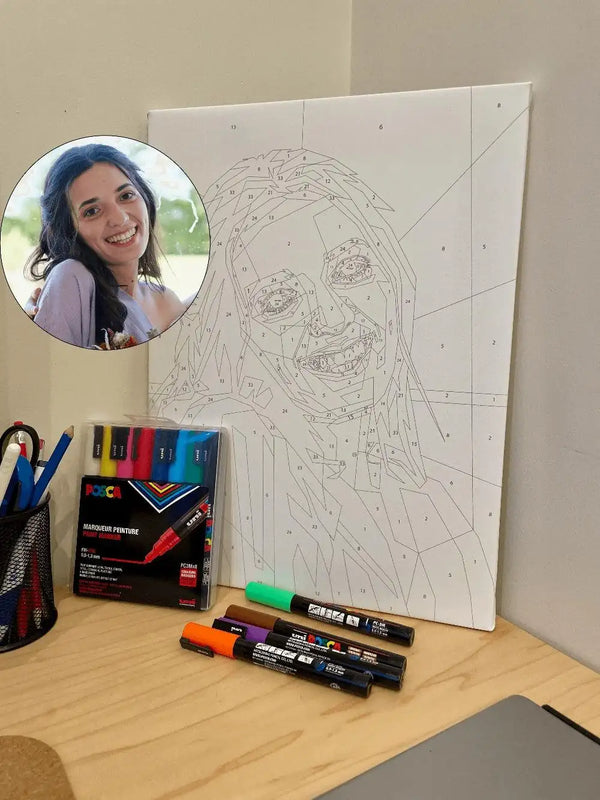 Toile - Peindre par numéros